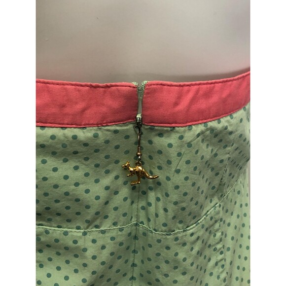 Y2K FOSSIL Blue POLKA DOT Halter Top Sleeveless Mini Dress W/Pink Trim.S. AS IS - Picture 7 of 9